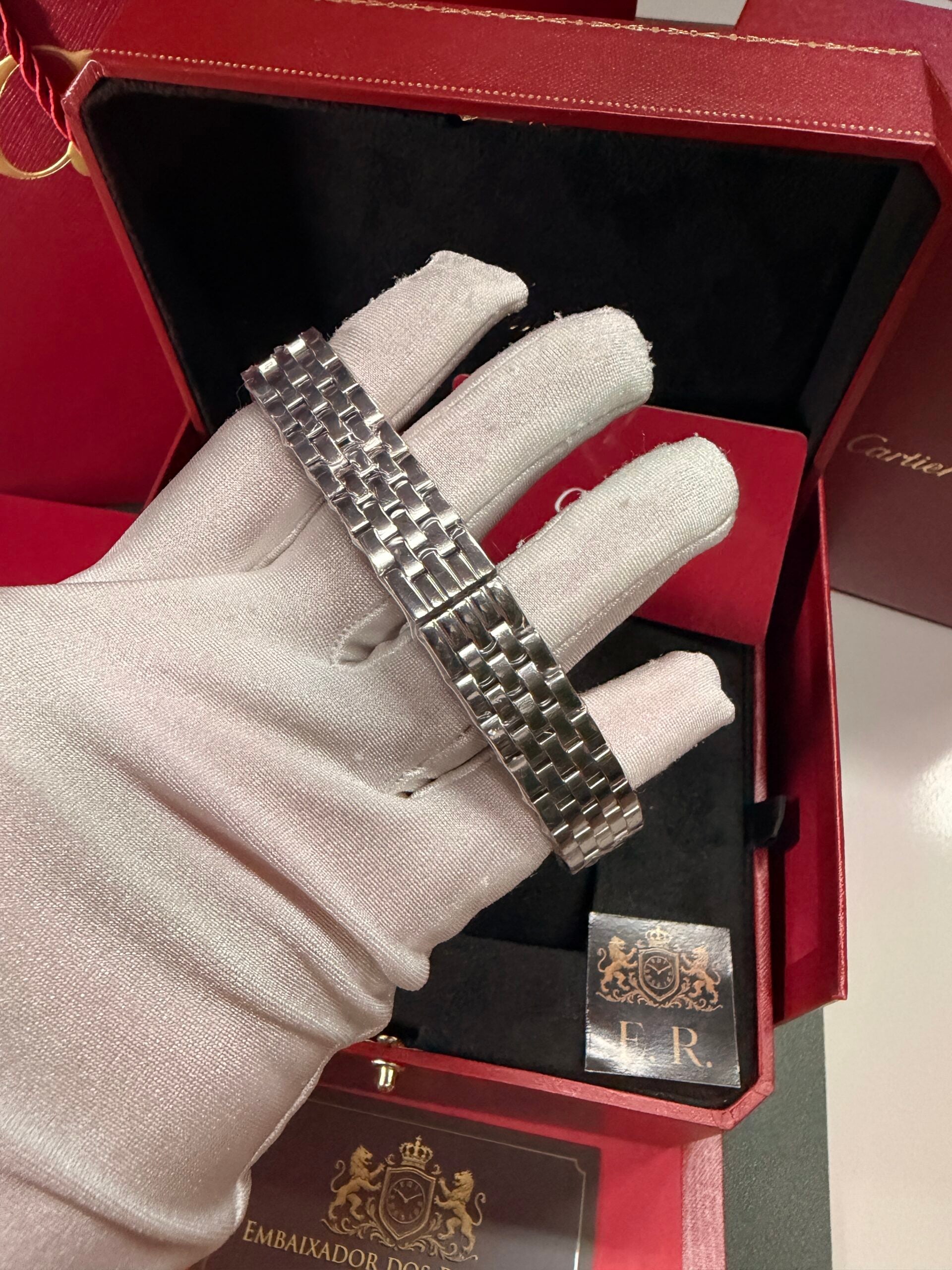 Cartier Santos Prata – Mini