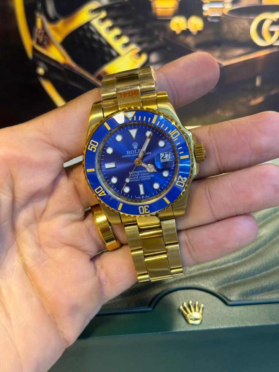 Rolex Submariner Date – Azul / Ouro