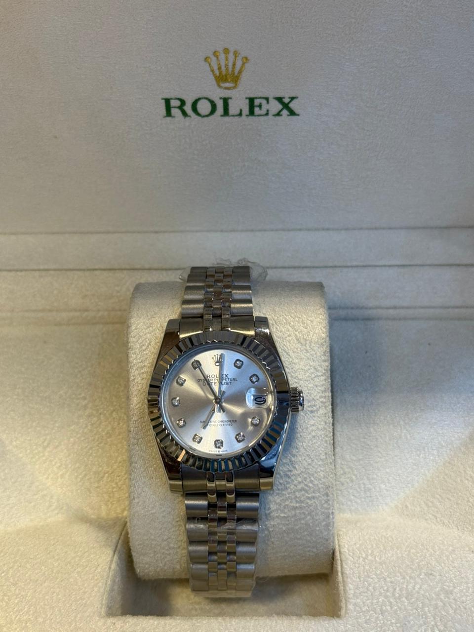 Rolex Datejust 31 Feminino – Prata Madre Pérola