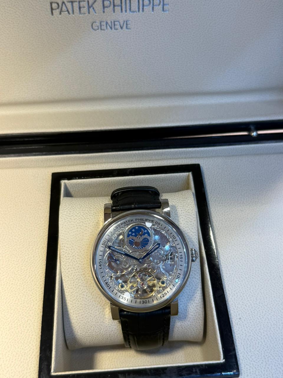 Patek Philippe Grand Complications Moon Phase – Prata / Azul