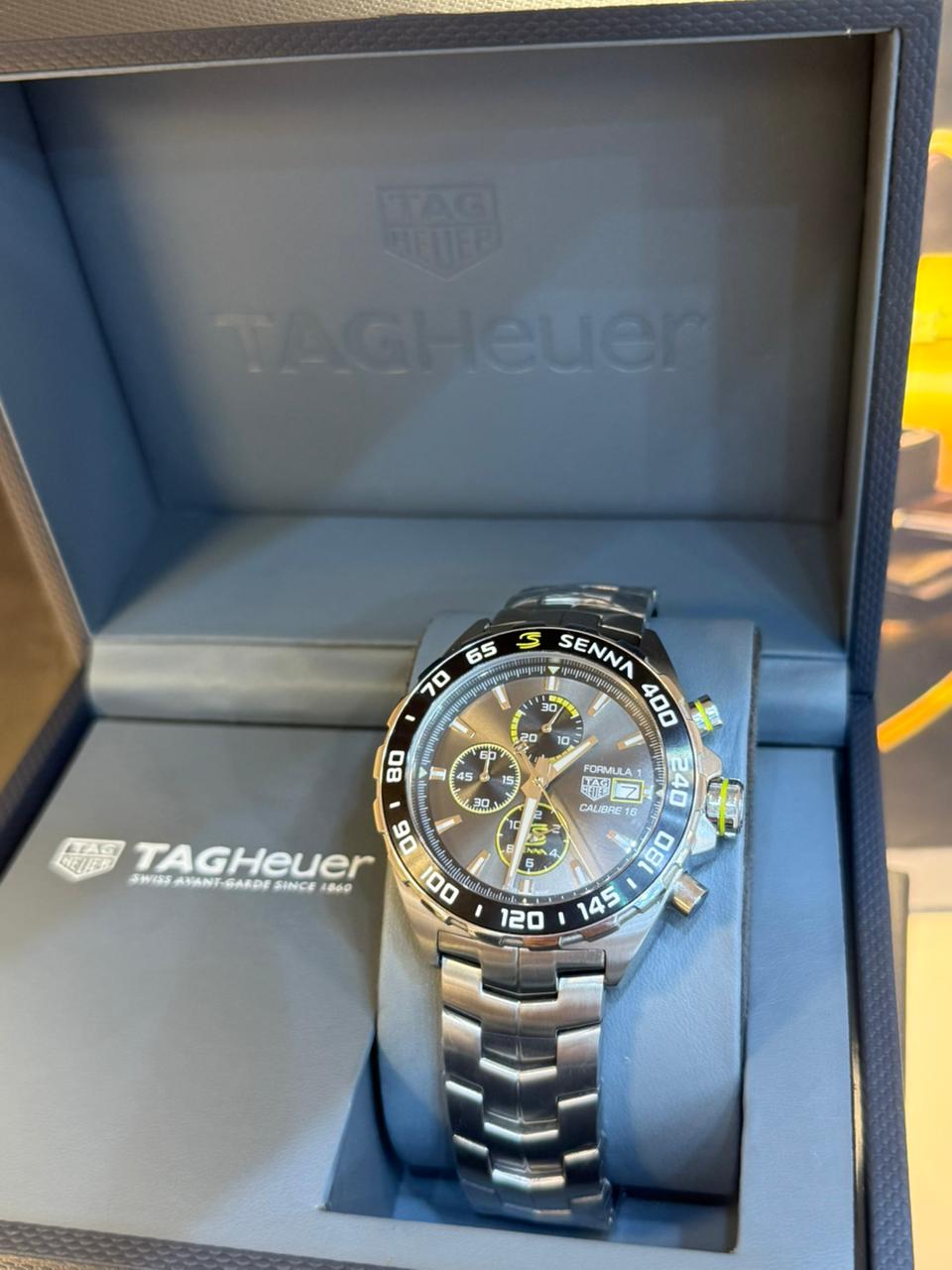 TAG Heuer Formula 1 Senna Edition Calibre 16 – Prata / Aço