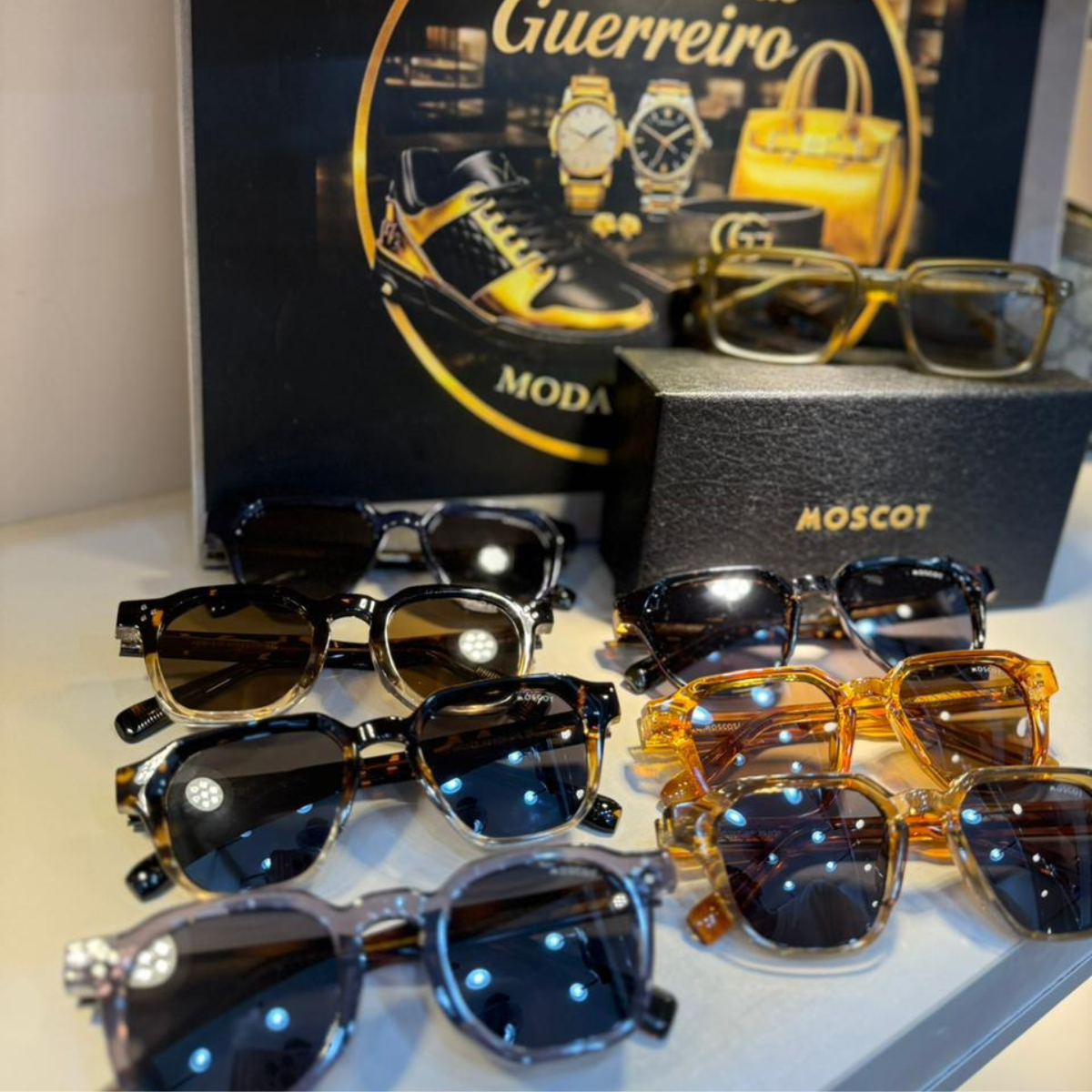 Óculos de Sol Moscot Linha Premium Acetato Italiano UV400